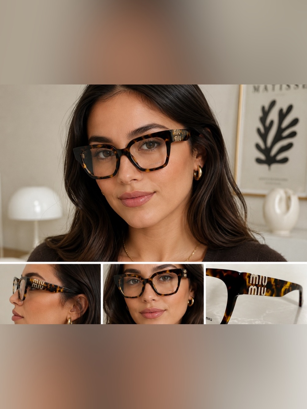 Authentic Miu Miu Optical Eyeglasses Frames